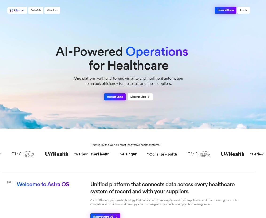 Clarium Health — Healthcare Tech